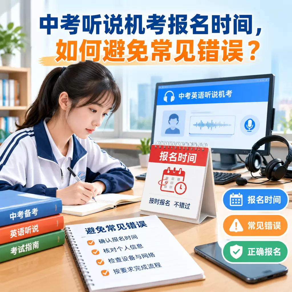 黄梅中考听说机考报名时间,如何避免常见错误?