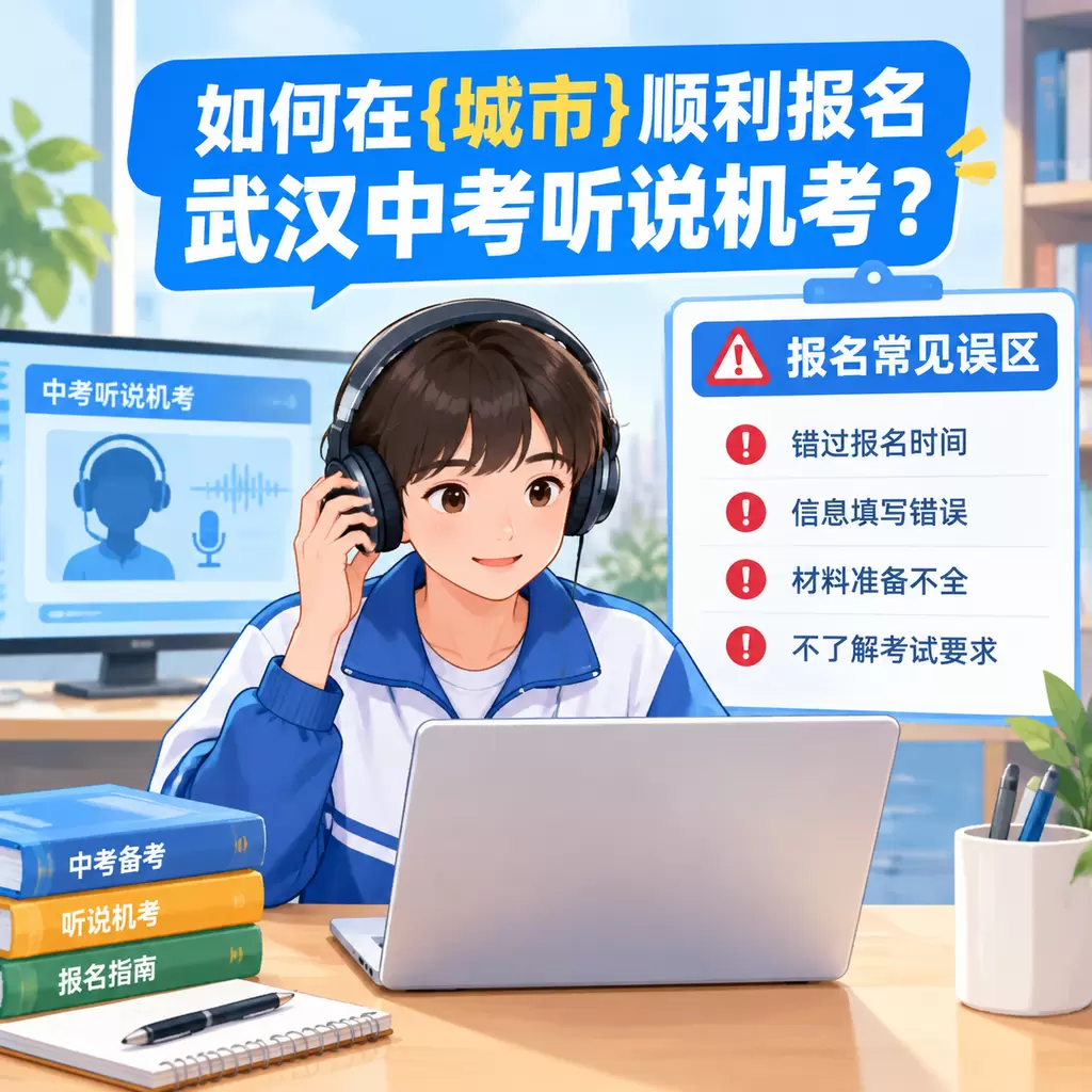 如何在黄梅顺利报名武汉中考听说机考？