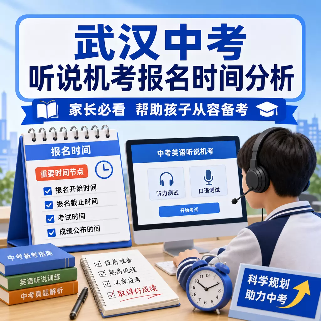 黄梅家长必看：武汉中考听说机考报名时间分析