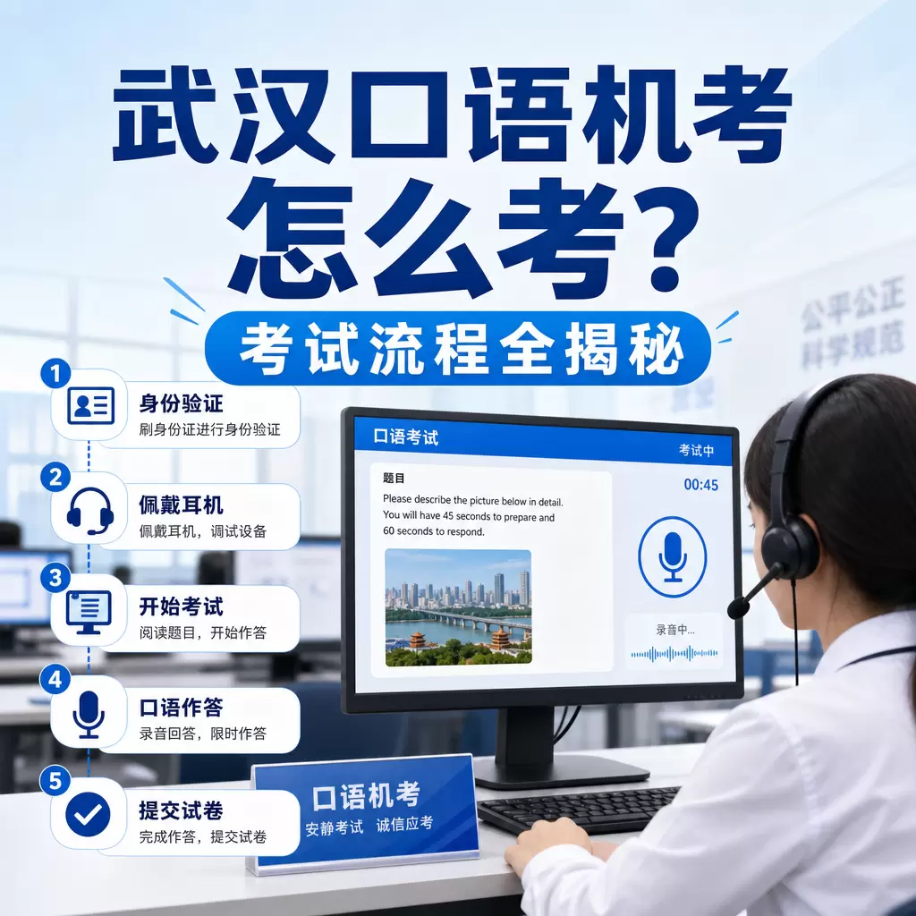武汉口语机考怎么考?考试流程全揭秘