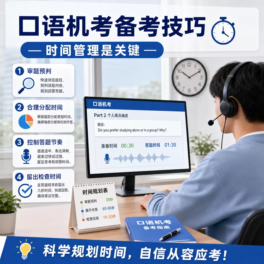 口语机考备考技巧：如何在黄梅提升考试分数