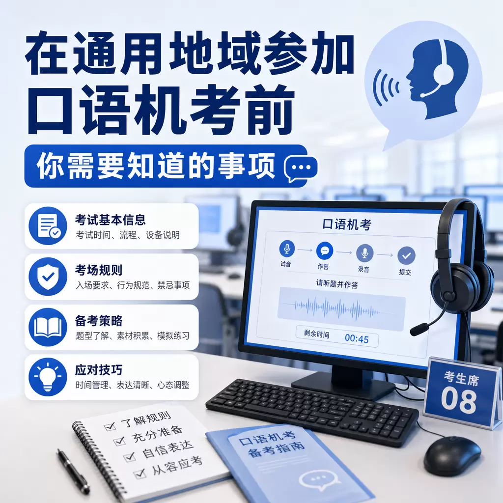在黄梅参加口语机考前你需要知道的事项