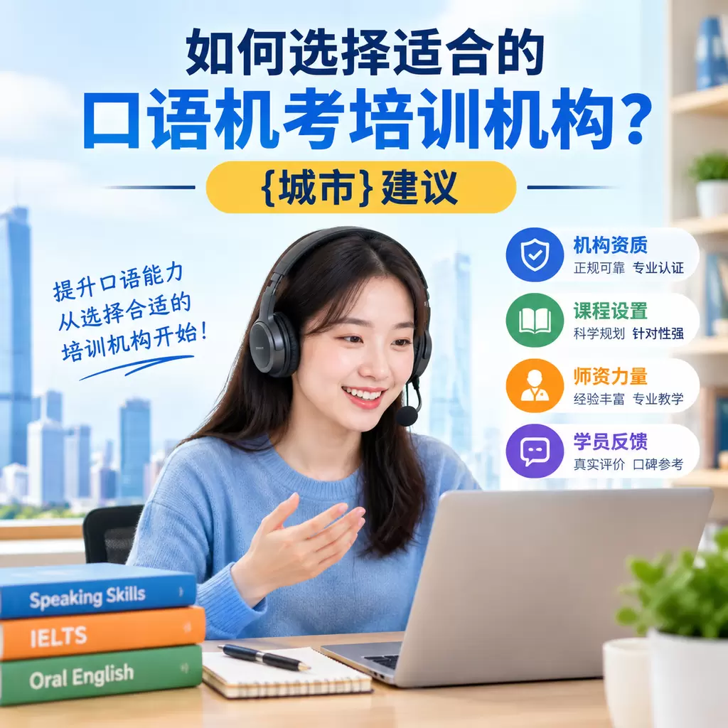 如何选择适合的口语机考培训机构?黄梅建议