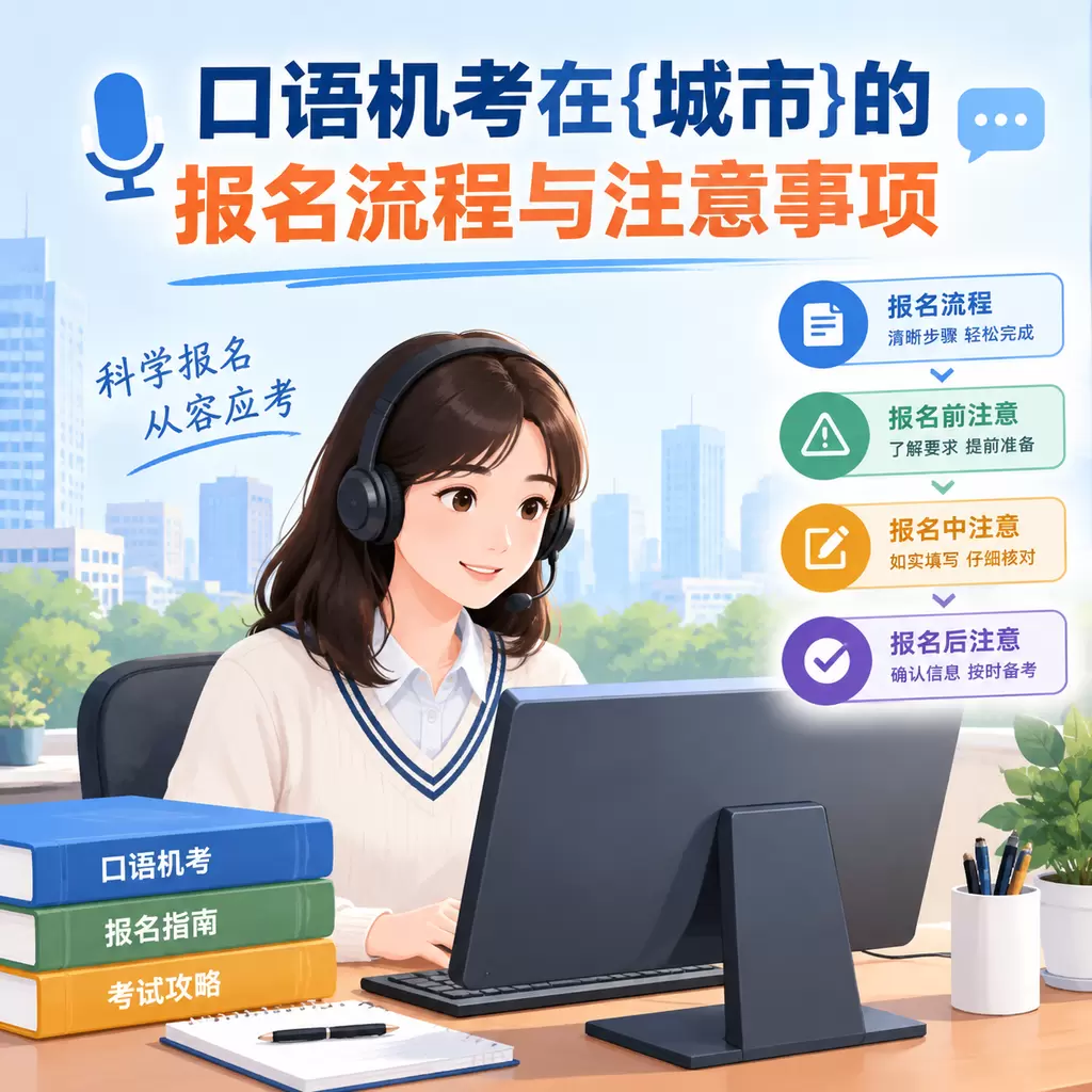 口语机考在黄梅的报名流程与注意事项