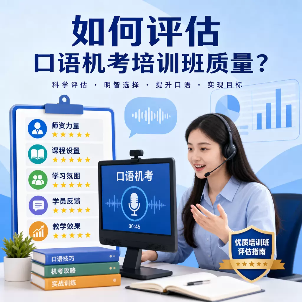 如何评估黄梅的口语机考培训班质量?