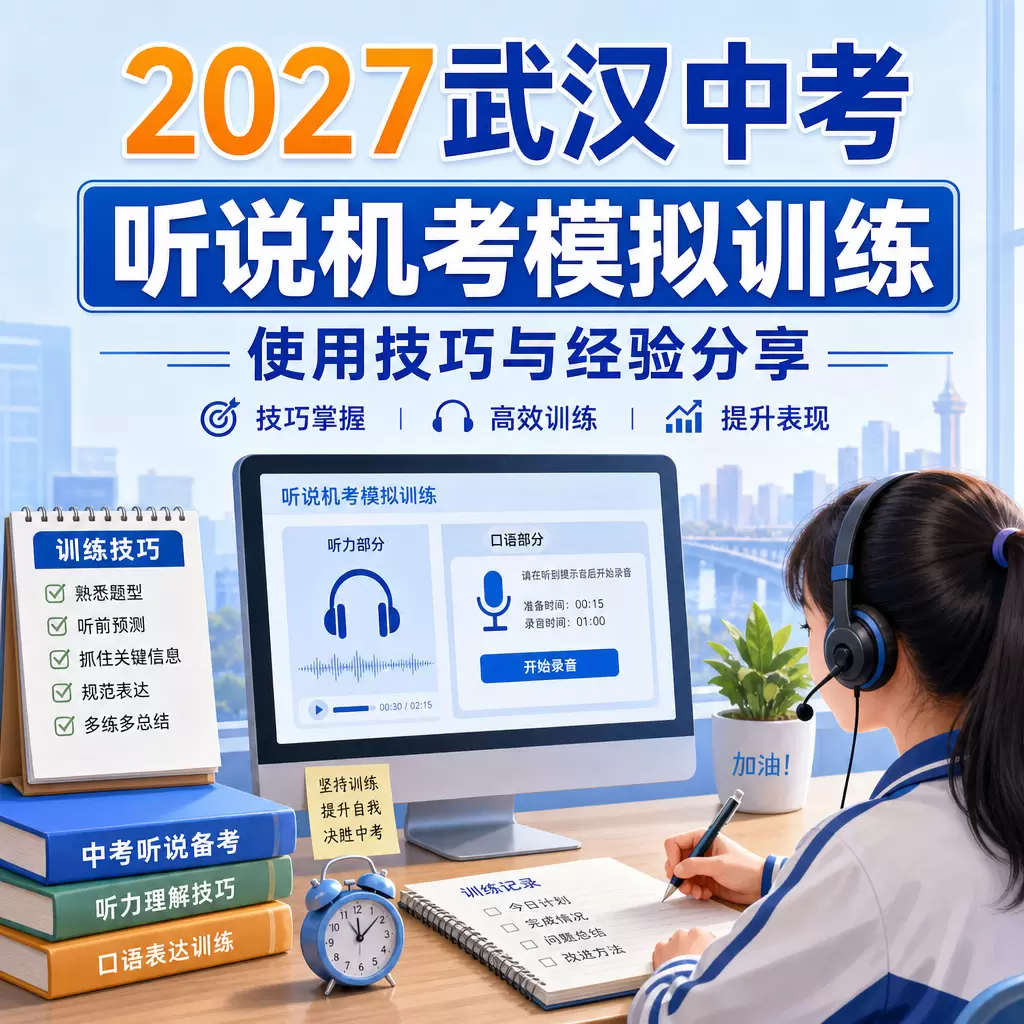 2027武汉中考听说机考模拟训练的使用技巧与经验分享